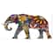 Designart - Yellow Cheerful Elephant - Animal Canvas Art Print